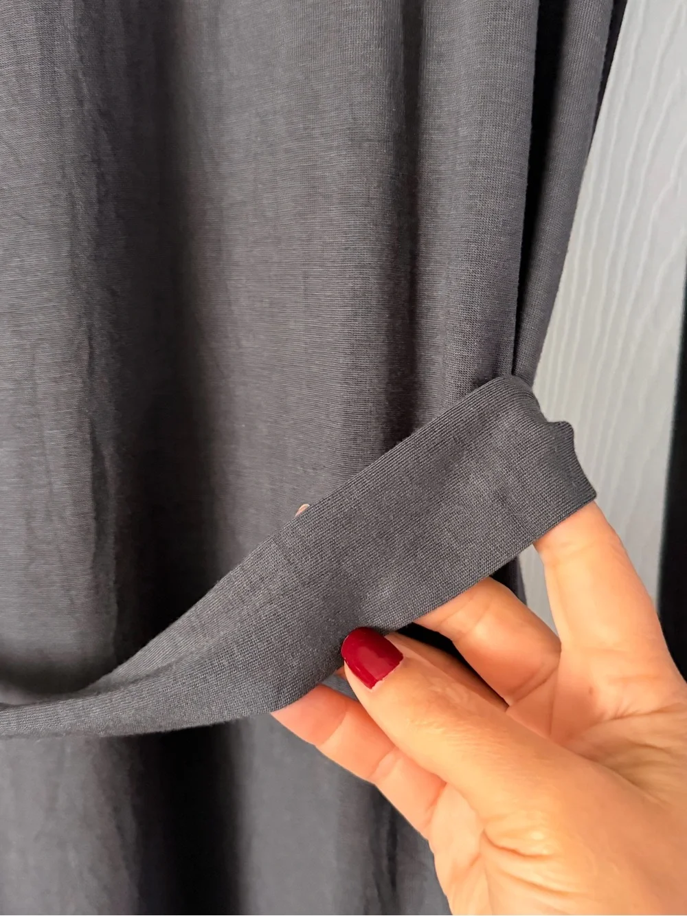NAADAM EUC Charcoal Gray Modal Robe #457